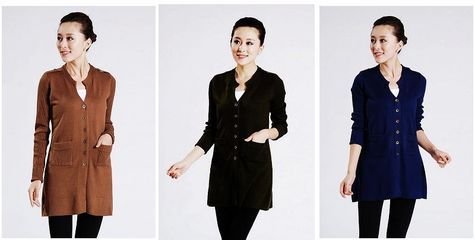 秋日溫情，時尚之選 韓版中長款針織開衫引領中老年女裝批發新風尚